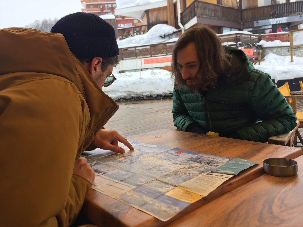 Piste Map in La Plagne