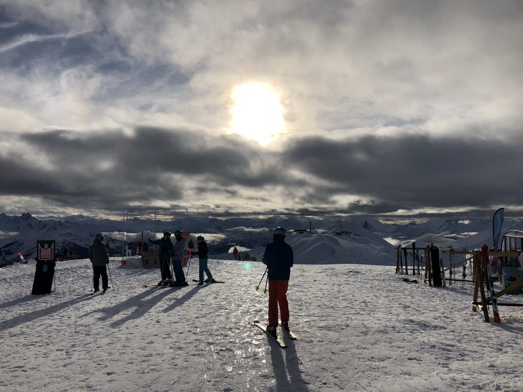 Sunshine in La Plagne
