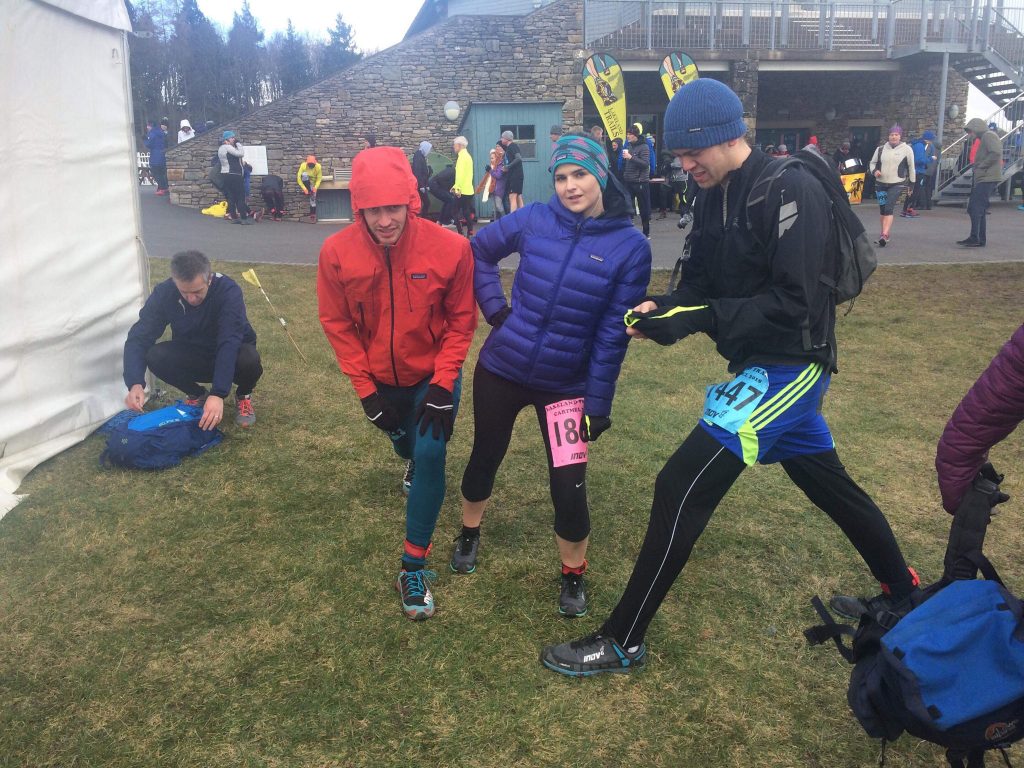 Freezing conditions at Cartmel Lakeland Trail 2018