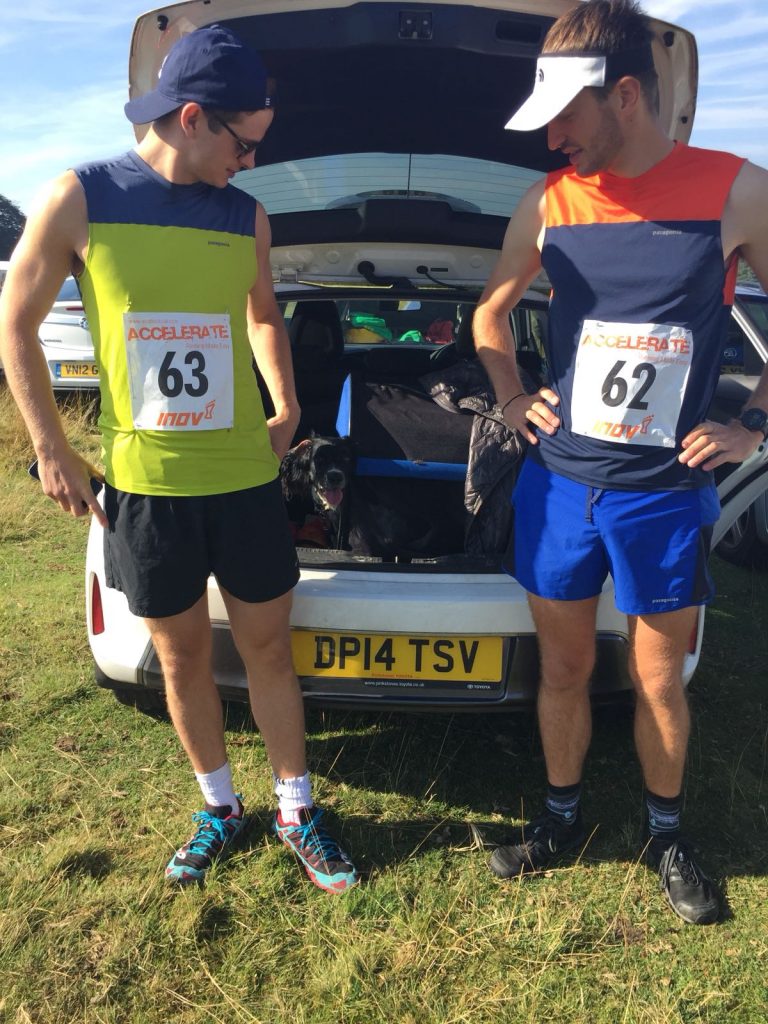 Tim Slack & Will Tatlow at Longshaw Fell Race