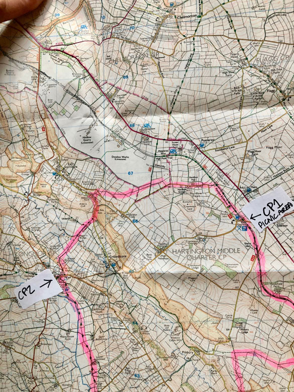 Dovedale Dipper Marathon CP1 to CP2