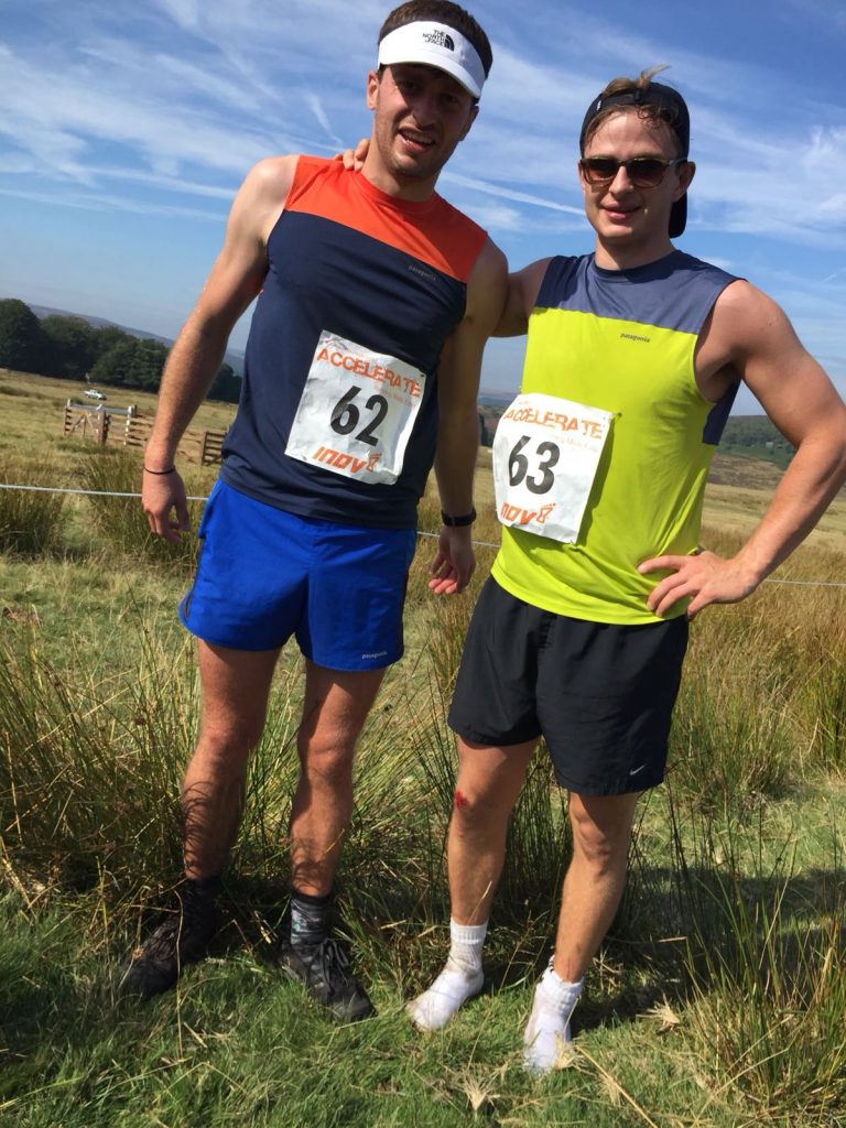 Post run photo Longshaw Fell Race