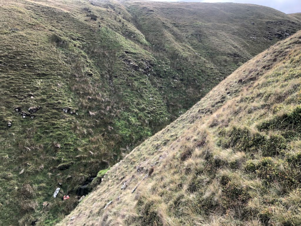 Climbing up Brown Knoll from Jacobs Ladder