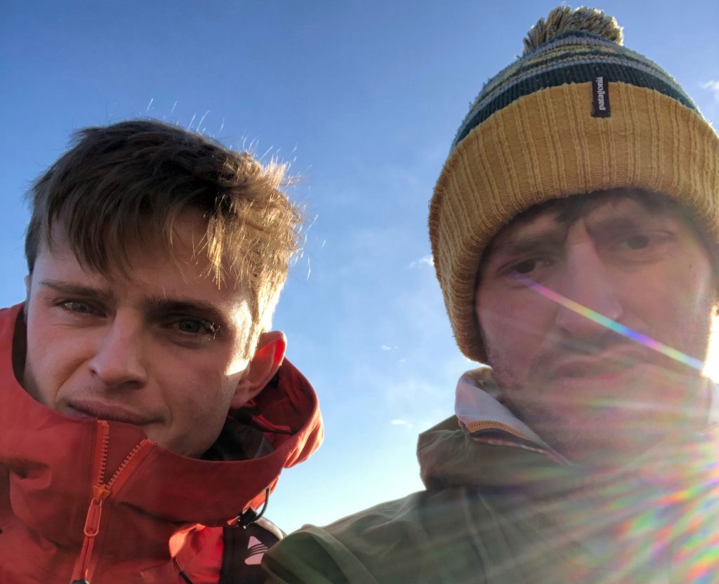 Will Tatlow & Tim Slack at Tigger Tor start line